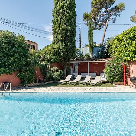 5 Bdr - Swimmingpool - Ac - Parking Willa Antibes