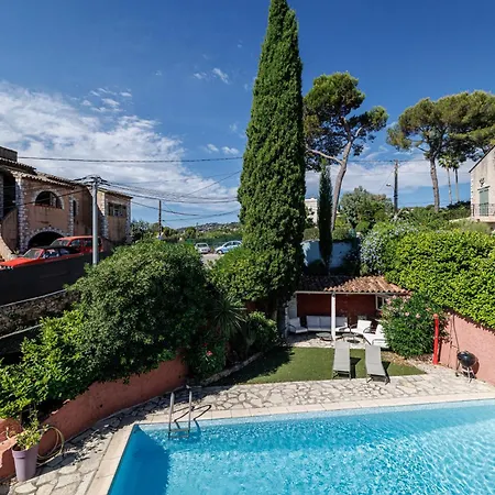 Willa 5 Bdr - Swimmingpool - Ac - Parking Antibes